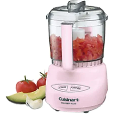 Cuisinart Mini-Prep Plus DLC-2APK 3-Cup Food Processor, Pink