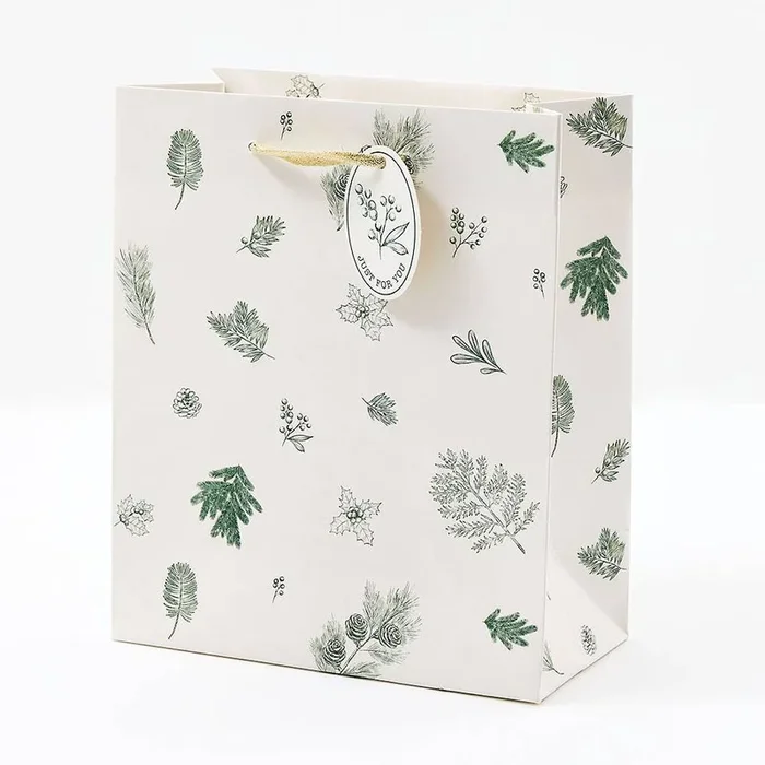 Delicate Greenery Medium Gift Bag
