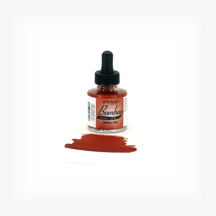 Dr. P.H. Martin Bombay India Ink 1oz – Terra Cotta
