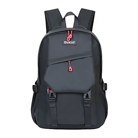 DUKAP DELRAY Executive Laptop Backpack With 15.6” Laptop Pocket, Black