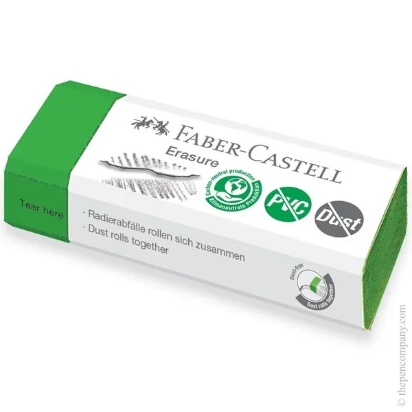 Faber-Castell PVC-free & Dust-free Eraser Twin Pack