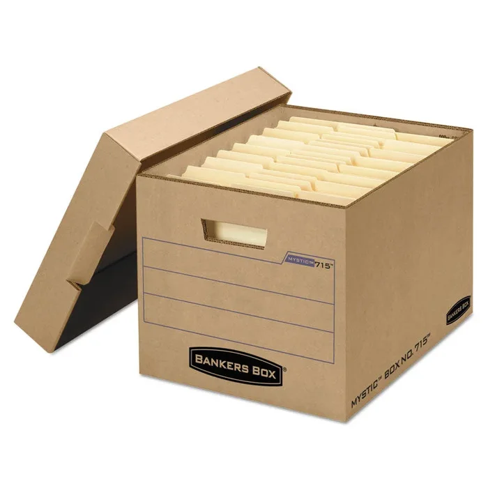 Filing Box, Letter/Legal Files, 13″ x 16.25″ x 12″, Kraft, 25/Carton