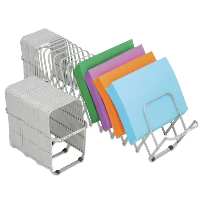 Flexifile Expandable Collator to Organizer, 24 Sections, Letter to Legal Size Files, 6.5″ x 10.25″ x 10.5″, Silver