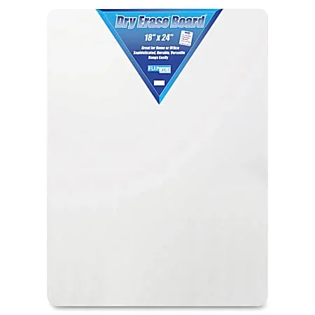 Flipside Unframed Dry-Erase Whiteboard, 18″ x 24″, White