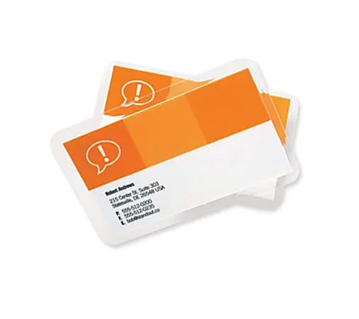 GBC UltraClear Thermal Laminating Pouches – Sheet Size Supported: Government – Laminating Pouch/Sheet Size: 2.63″x 3.88″x5 mil Thickness – Glossy –
