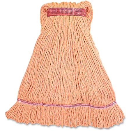 Genuine Joe Narrow Band Large Mophead – Large – Rayon, Cotton, Fiber, Cotton – 1 Each