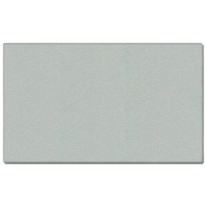 Ghent Vinyl Wrapped Bulletin Board, 4’H x 10’W, Silver