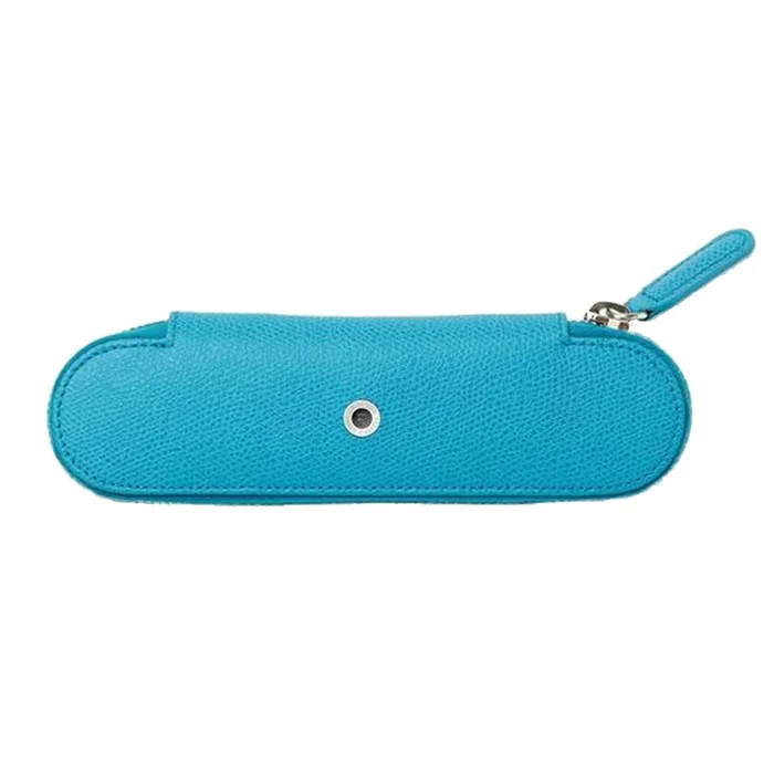 Graf von Faber-Castell Guilloche Gulf Blue Case With Zipper For 2 Pens