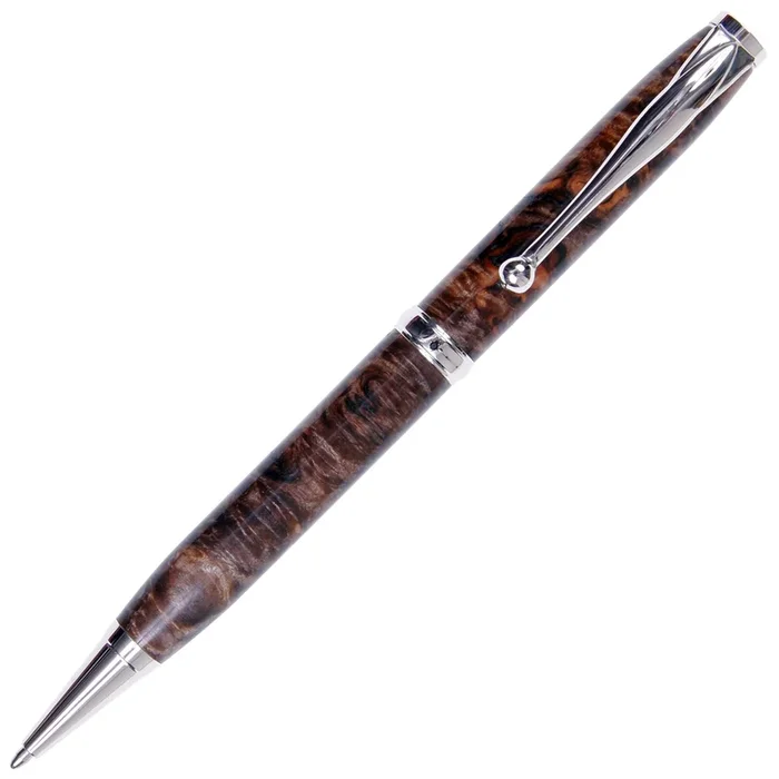 Gray & Black Maple Burl Comfort Twist Pen – Lanie Pens