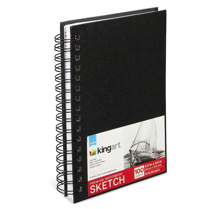 Hardcover Sketchbook 5.5×8.5 100 Pages
