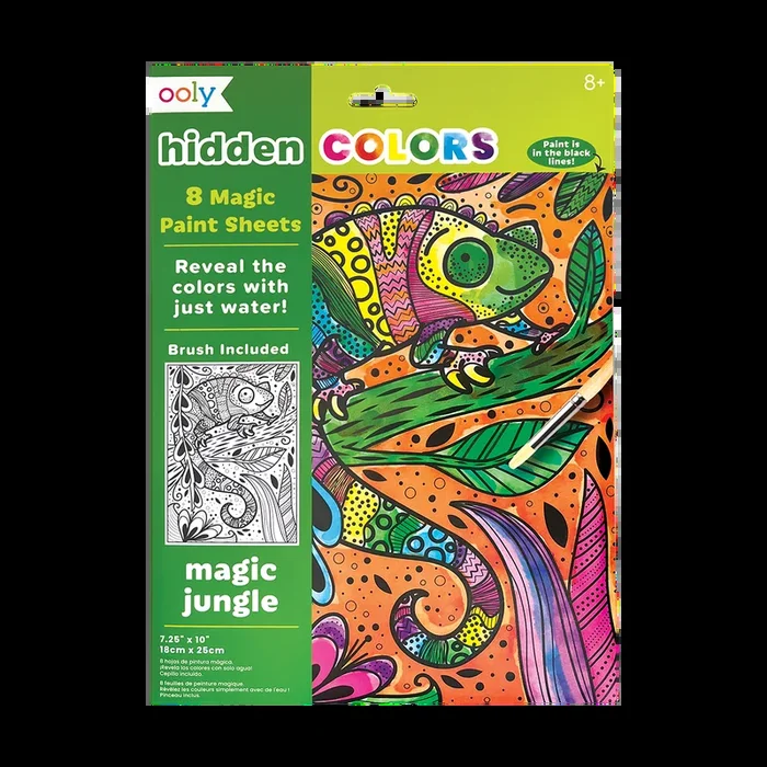 Hidden Colors Magic Paint Sheets – Magic Jungle