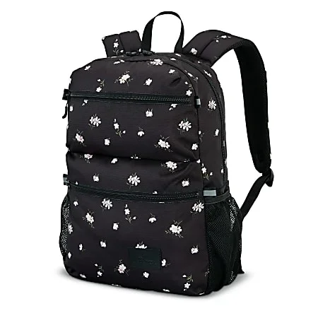High Sierra Everclass Laptop Backpack With 15.6″ Laptop Pocket, Floral Black
