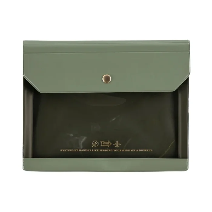 Hobonichi Alettone Document Case for A6 Size Olive