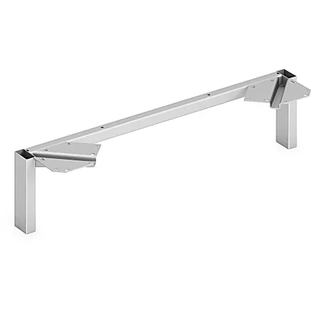HON Mod Collection Credenza Support Legs – 7″ x 30″ – Finish: Silver, Metal