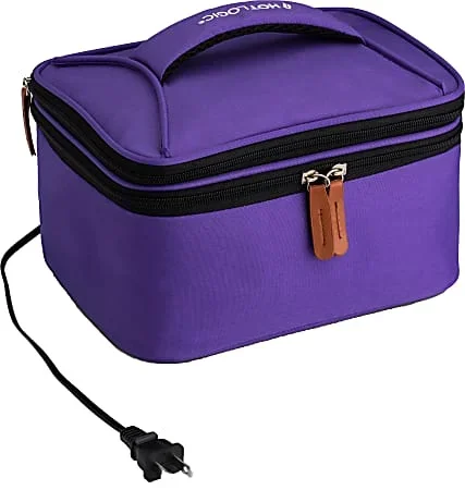 HOTLOGIC Portable Personal Expandable Mini Oven XP, 4-1/2″H x 7-1/2″W x 9-1/2″D, Purple