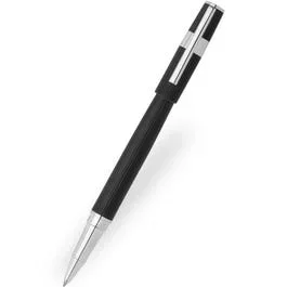 Hugo Boss Gear Pinstripe Black Rollerball Pen
