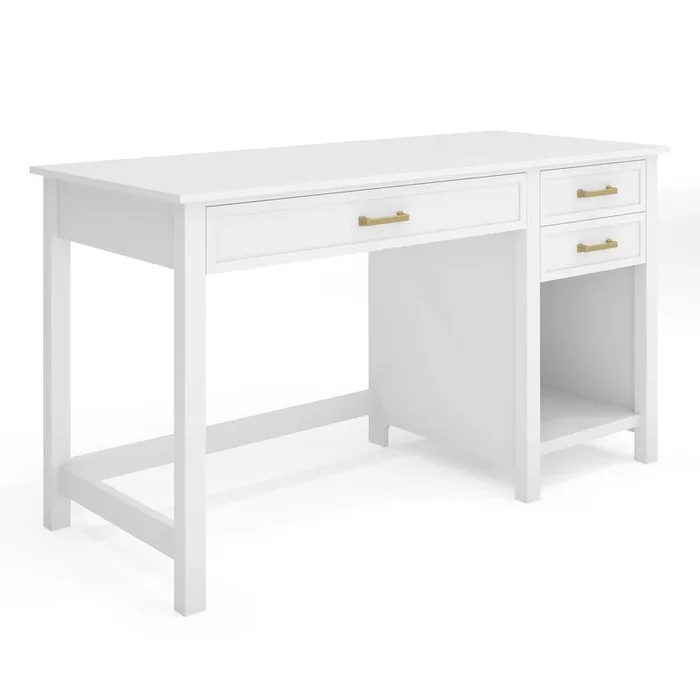 Hutton Shaker Style Home Office Desk with 2 Side Drawers