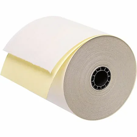 ICONEX 3″ Carbonless POS Receipt Roll, 3″ x 90′, Case Of 50 Rolls