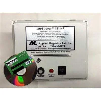 InfoStroyer 151-HP Optical Media Destroyer Bundle