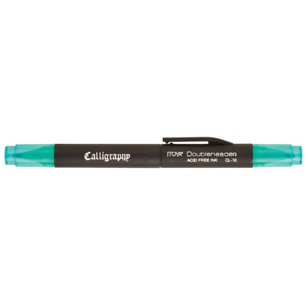Itoya Doubleheader Calligraphy Marker 1.5 mm and 3.0 mm – Green
