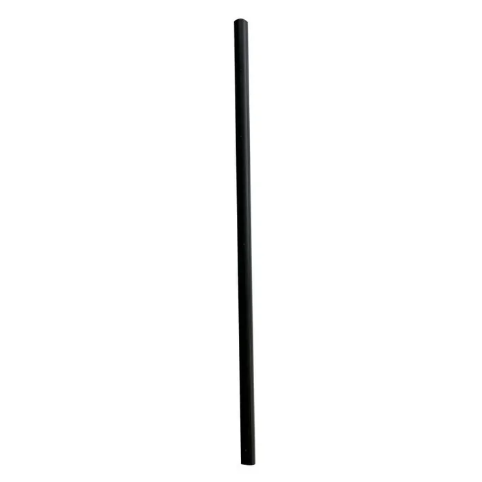 Jumbo Straws, 7.75 , Polypropylene, Black, 12,500/Carton