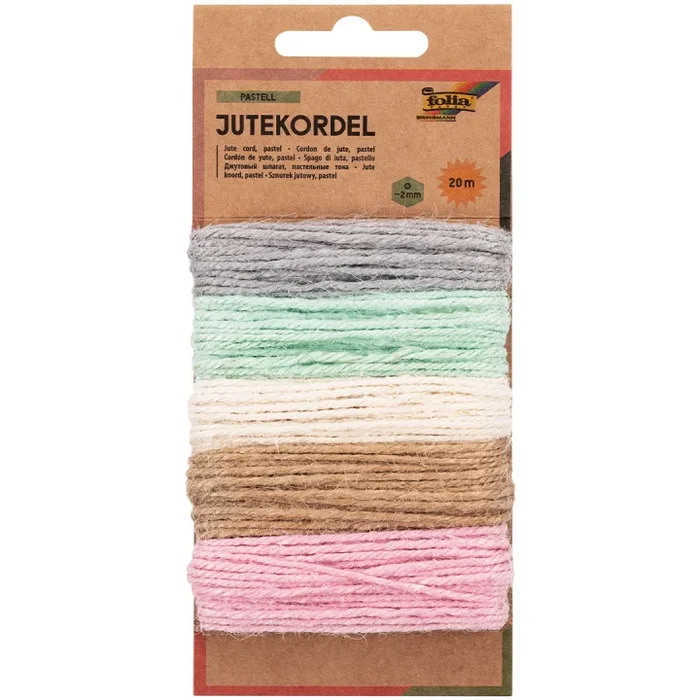 Jute Twine Pastel 20 m