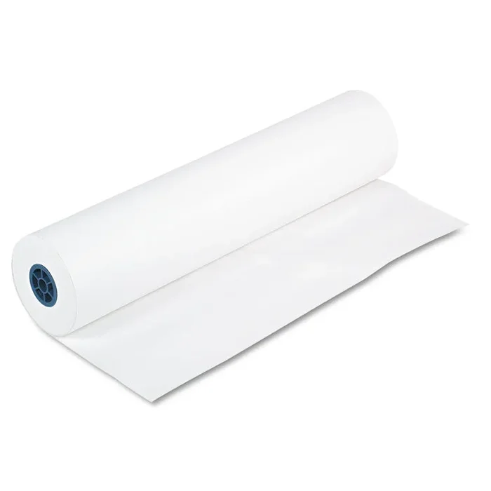 Kraft Paper Roll, 40 lb Wrapping Weight, 36″ x 1,000 ft, White