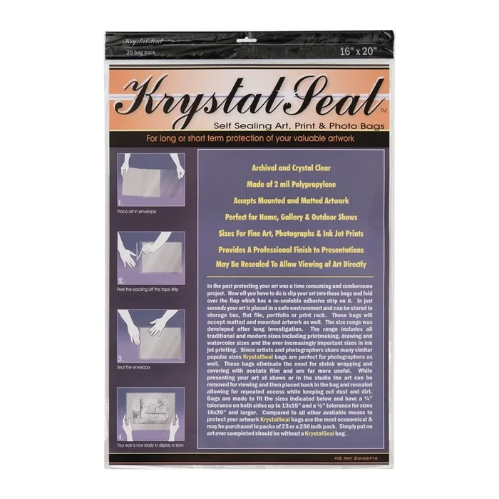 Krystal Seal Bags 16 x 20 – package of 25