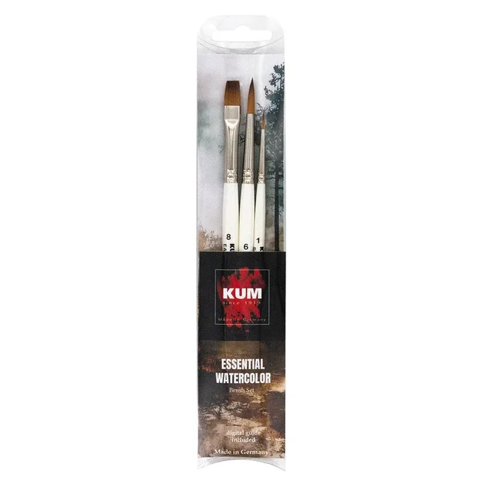 KUM Essential Watercolour Brush Set