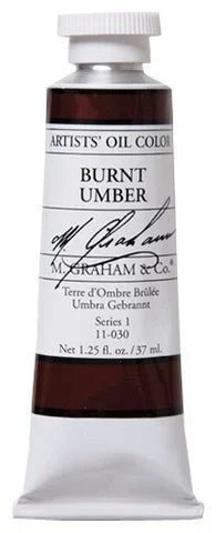 M. Graham Oil Color – Burnt Umber 37 ml