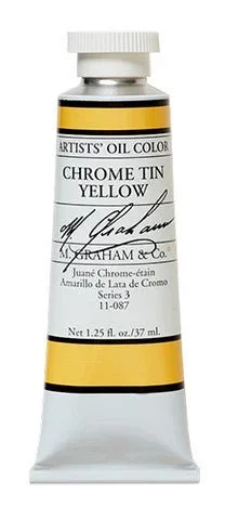 M. Graham Oil Color – Chrome Tin Yellow 37 ml
