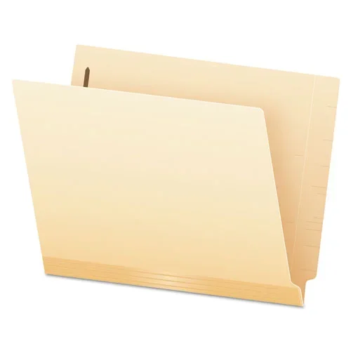 Manila Laminated End Tab Fastener Folders, 11-pt Manila, 0.75″ Expansion, 1 Fastener, Letter Size, Manila Exterior, 50/box