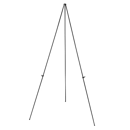 MasterVision® Instant Display Easel, Light Duty, 15″ to 63″ High, Steel, Black