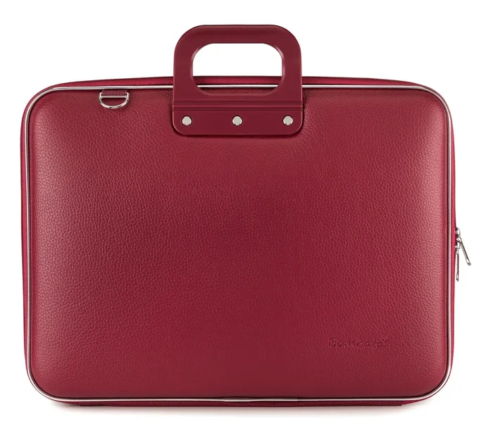 MaxiBombata Classic Laptop Bag 17″ Burgundy Red