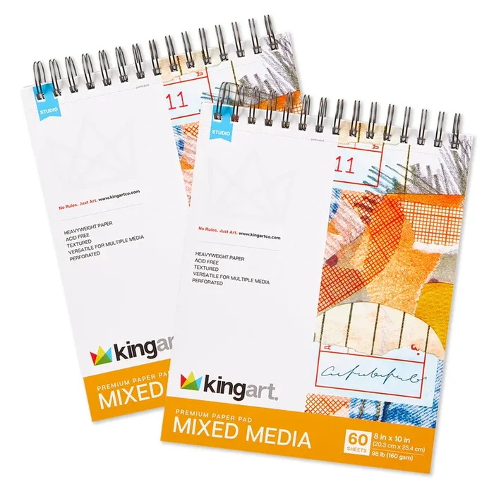Mixed Media Paper 8×10 60 Sheets 2-Pack
