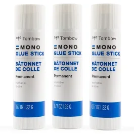 MONO Glue Stick, Small, 3-Pack