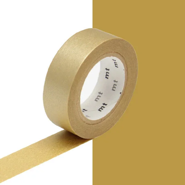 mt Washi Masking Tape – 15mm x 7m – Gold
