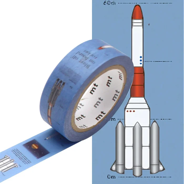 mt Washi Masking Tape – 15mm x 7m – Rocket