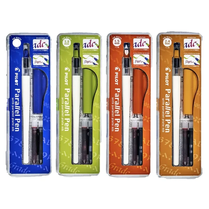 Pilot Parallel 4 Individual Set of Calligraphy Pen – 1.5, 2.4, 3.8, & 6.0mm