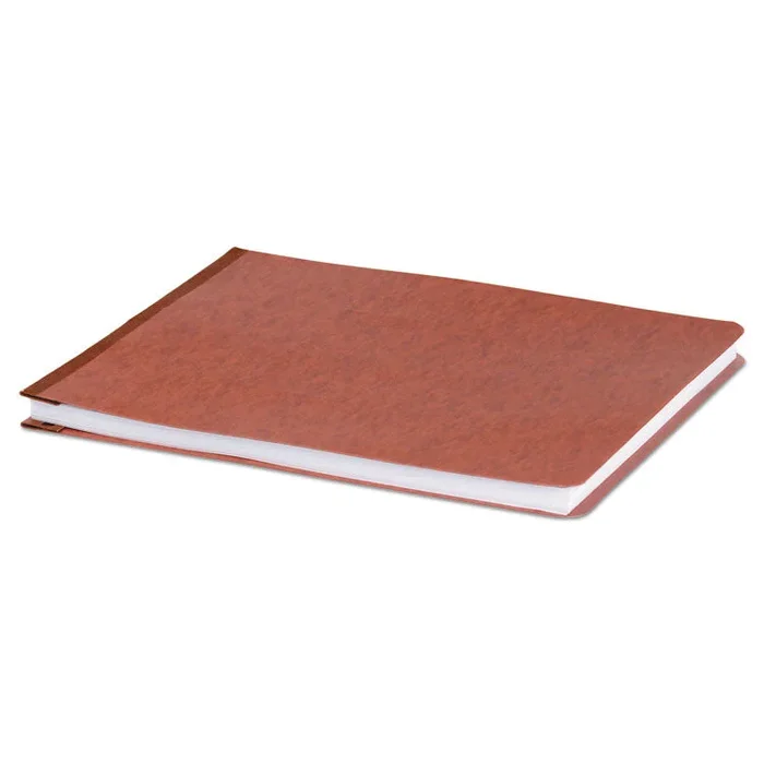 Pressboard Report Cover with Tyvek Reinforced Hinge, Two-Piece Prong Fastener, 2″ Capacity, 8.5 x 11, Red/Red
