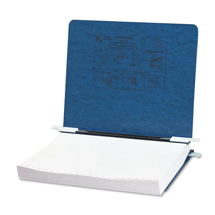 PRESSTEX Covers with Storage Hooks, 2 Posts, 6″ Capacity, 11 x 8.5, Dark Blue