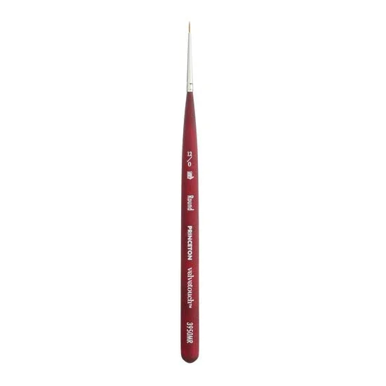 Princeton Series 3950 Velvetouch Mini Brush – Round 12/0