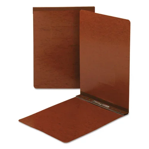 Prong Fastener Pressboard Report Cover, Two-piece Prong Fastener, 3″ Capacity, 11 X 17, Red/red