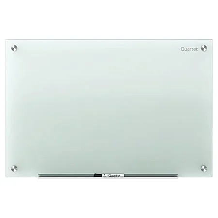 Quartet Infinity® Glass Unframed Non-Magnetic Dry-Erase Whiteboard, 96″ x 48″, Frosted White