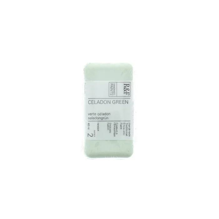R&F Encaustic Cake – Celedon Green 40ml