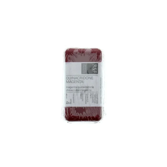 R&F Encaustic Cake – Quinacridone Magenta 40ml