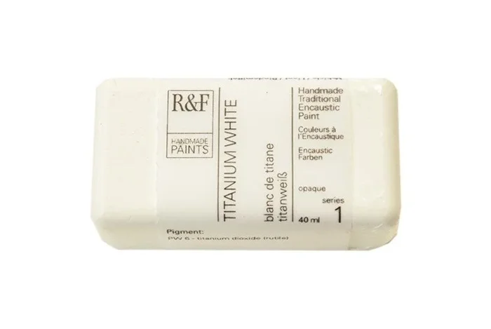 R&F Encaustic Cake – Titanium White 40ml