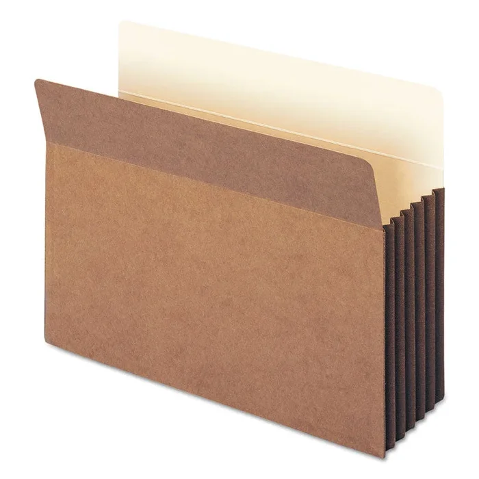 Redrope TUFF Pocket Drop-Front File Pockets with Fully Lined Gussets, 5.25″ Expansion, Letter Size, Redrope, 10/Box