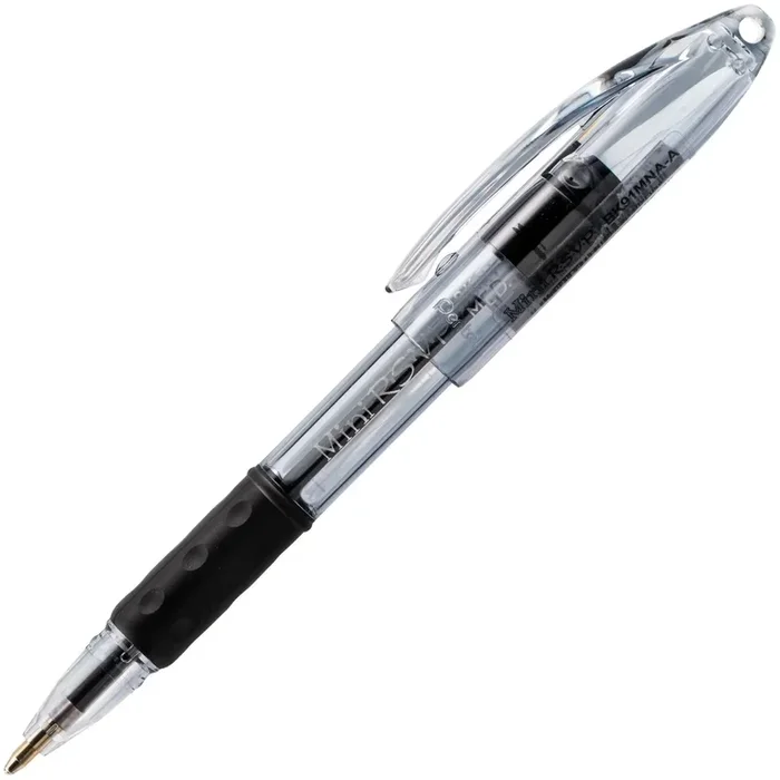 RSVP Mini Ballpoint Pen, (1.0mm) Medium Line, Black Ink