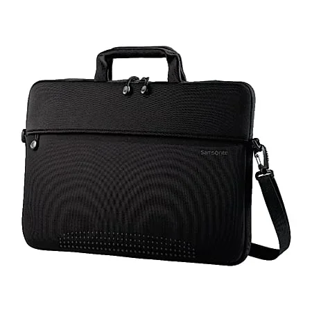 Samsonite® Laptop Shuttle, 10.75″ x 15.8″ x 1″, Black